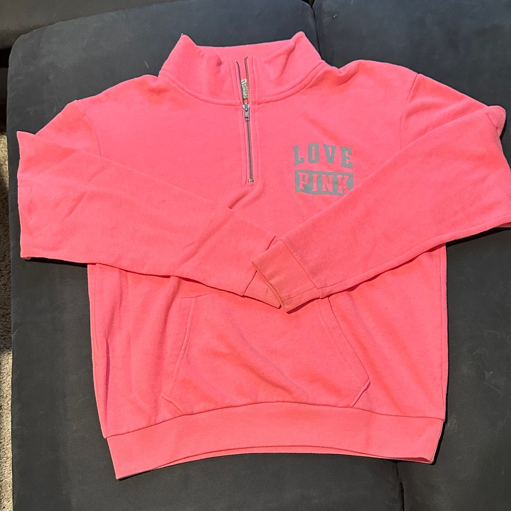 Victoria's Secret Pink Quarter-Zip Pullover